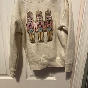 Sweet Wink Set NUTCRACKER TRELLIS CHRISTMAS FLARE LEGGING & SWEATSHIRT